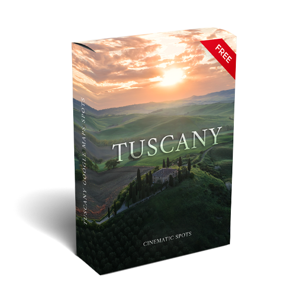 Mapa de toscana