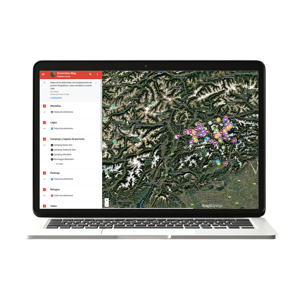 Dolomites Map PC