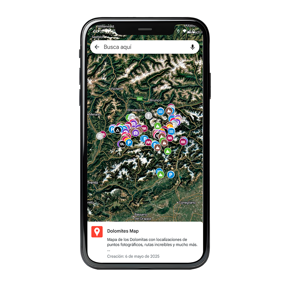 Dolomites Map móvil