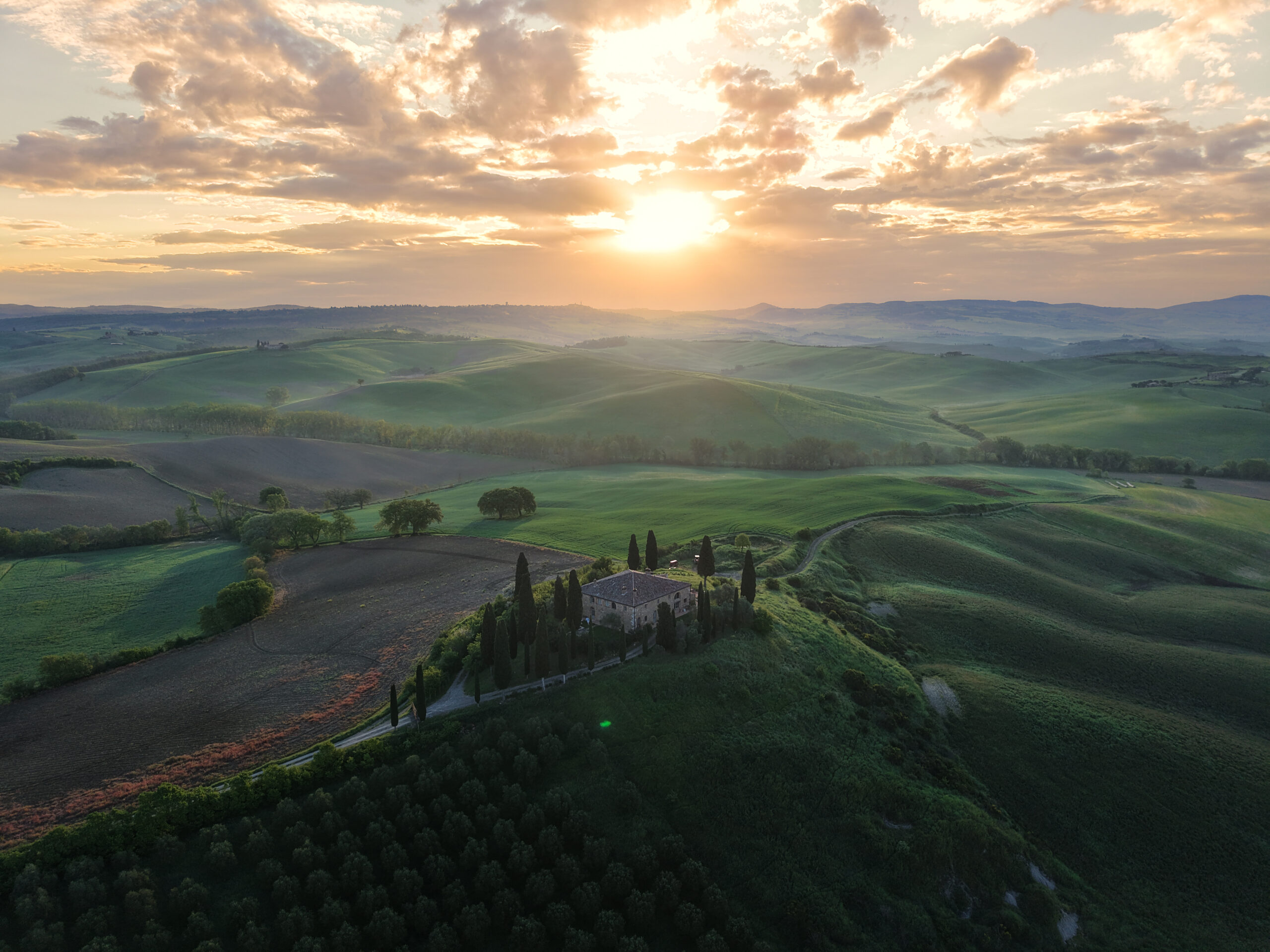Tuscany Map Background